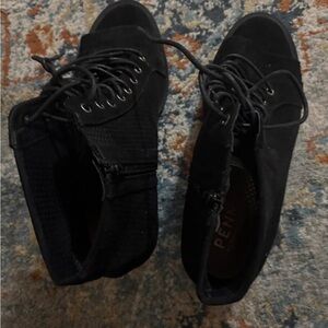 Pennington Black Women's wedge booties